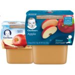Gerber 2nd Foods Apples Baby Food 4 oz, 2pk - WIC