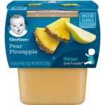 Gerber 2nd Foods Pear Pineapple Baby Food 4 oz, 2pk - WIC
