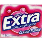 Extra Gum 15 Stick Classic Bubble