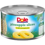 Dole Pineapple Slices In 100% Juice 8.25oz - WIC