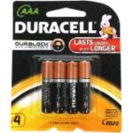 Duracell Battery Size AAA 4pk