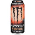 Monster Rehab Peach Tea Energy Drink 15.5oz