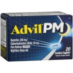 Advil PM Ibuprofen 200mg 20 Capsules