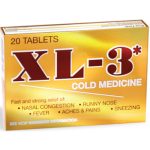 XL-3 Cold Medicine (325mg) 20ct