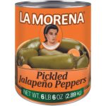 La Morena Whole Jalapeno Peppers 6.6lb #10