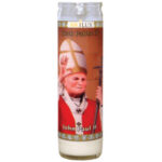 Veladora Bri-Lux San Juan Pablo II White Candle