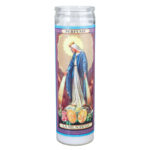 Veladora Bri-Lux Cristo De Los Milagros White Candle