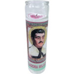 Veladora Bri-Lux Jesus Malverde White Candle