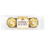 Ferrero Rocher Hazelnut Chocolate 3pk 1.3oz