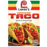 Lawry's Chicken Taco Spices & Seasonings Mix 1oz