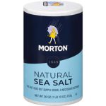 Morton Natural Sea Salt 26oz