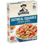 Quaker Oatmeal Squares Brown Sugar 14.5oz WIC