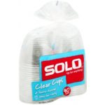 Solo Clear Cups 9oz 40ct