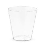 Home Smart Shot Glasses Clear Plastic 2oz 20ct