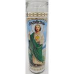 Veladora Bri-Lux San Judas Tadeo White Candle