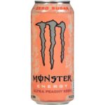 Monster Zero Sugar Ultra Peachy Keen Energy Drink 16oz