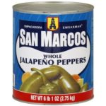 San Marcos Whole Jalapeno (#10) 6.6LBS