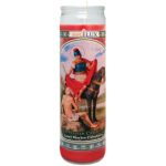 Veladora Bri-Lux San Martin Caballero Red Candle