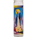 Veladora Bri-Lux Virgen Milagrosa White Candle