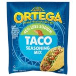 Ortega Taco Seasoning Mix Less Sodium 1oz