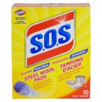 SOS Steel Wool Pads 10pk