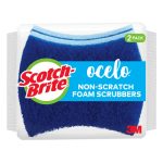 Scotch Brite Ocelo Non-Scratch Foam Scrubbers 2pk