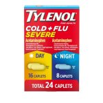 Tylenol Cold+Flu Severe 16 Day/8 Night (24 Caplets)