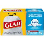 Glad Tall Kitchen Fresh Clean Scent Drawstring 13 Gallon Bags 40ct