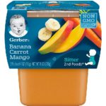 Gerber 2nd Foods Banana Carrot Mango Baby Food 4 oz, 2pk - WIC