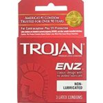Trojan Condoms ENZ (Red) 3pk