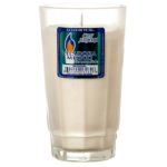 Veladora Mexico Cristal White Candle