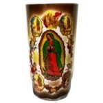 Veladora Mexico Cristal Virgen Apariciones Candle