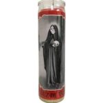 Veladora Mexico Imagen Santa Muerte Rojo Candle