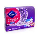 Saba Buenas Noches Triple Protection Maxi Overnight 20ct