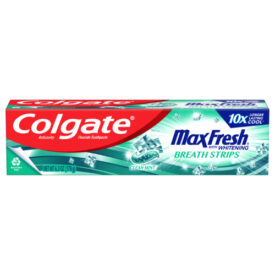 Colgate Toothpaste Max Fresh Breath Strips 6.3oz