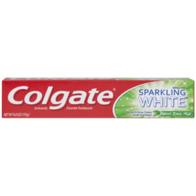 Colgate Toothpaste Sparkling White (Mint Zing Gel) 6oz