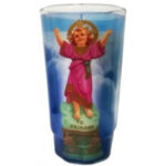 Veladora Mexico Cristal Divino Nino Jesus Candle