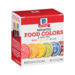 McCormick Assorted Food Colors & Egg Dye 1.5oz
