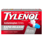 Tylenol Extra Strength Rapid Release 500mg 24 Gelcaps