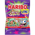 Haribo Sour S'ghetti Gummi Candy 5oz