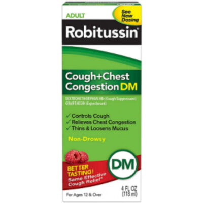 Robitussin Cough+Chest Congestion DM 4oz - Image 1