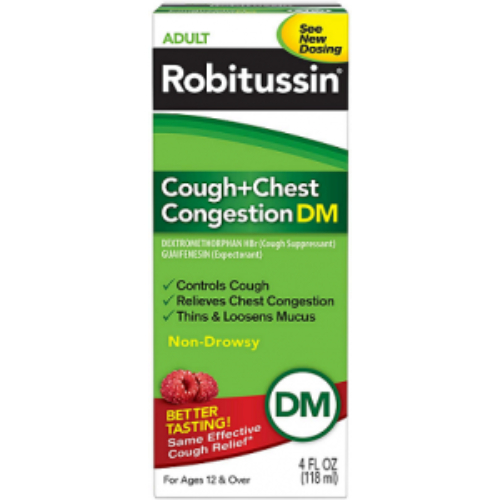300318757123.jpg Robitussin Cough+Chest Congestion DM 4oz - Image 1