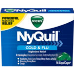 Vicks NyQuil Cold & FLU Nighttime 16 Liquid Caplets