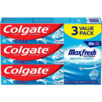 Colgate Toothpaste Max Fresh Cool Mint 6.3oz 3pk
