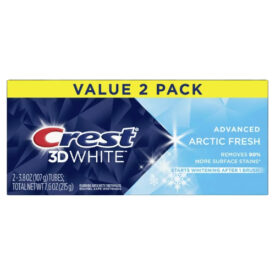 Crest 3D White Arctic Fresh Toothpaste 2 Pack 7.6oz