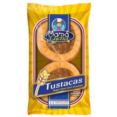 Mama Lycha Tustacas Sugar Can Corn Crackers 7.7oz - Image 1