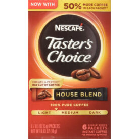 Nestle Taster's Choice House Blend Instant Coffee Packets 6Pack