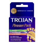 Trojan Condoms Pleasure Pack 3pk