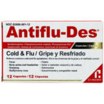 Antiflu-Des Cold & Flu 12 Capsules