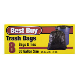 Best Buy Trash Bags 30 Gal 8ct